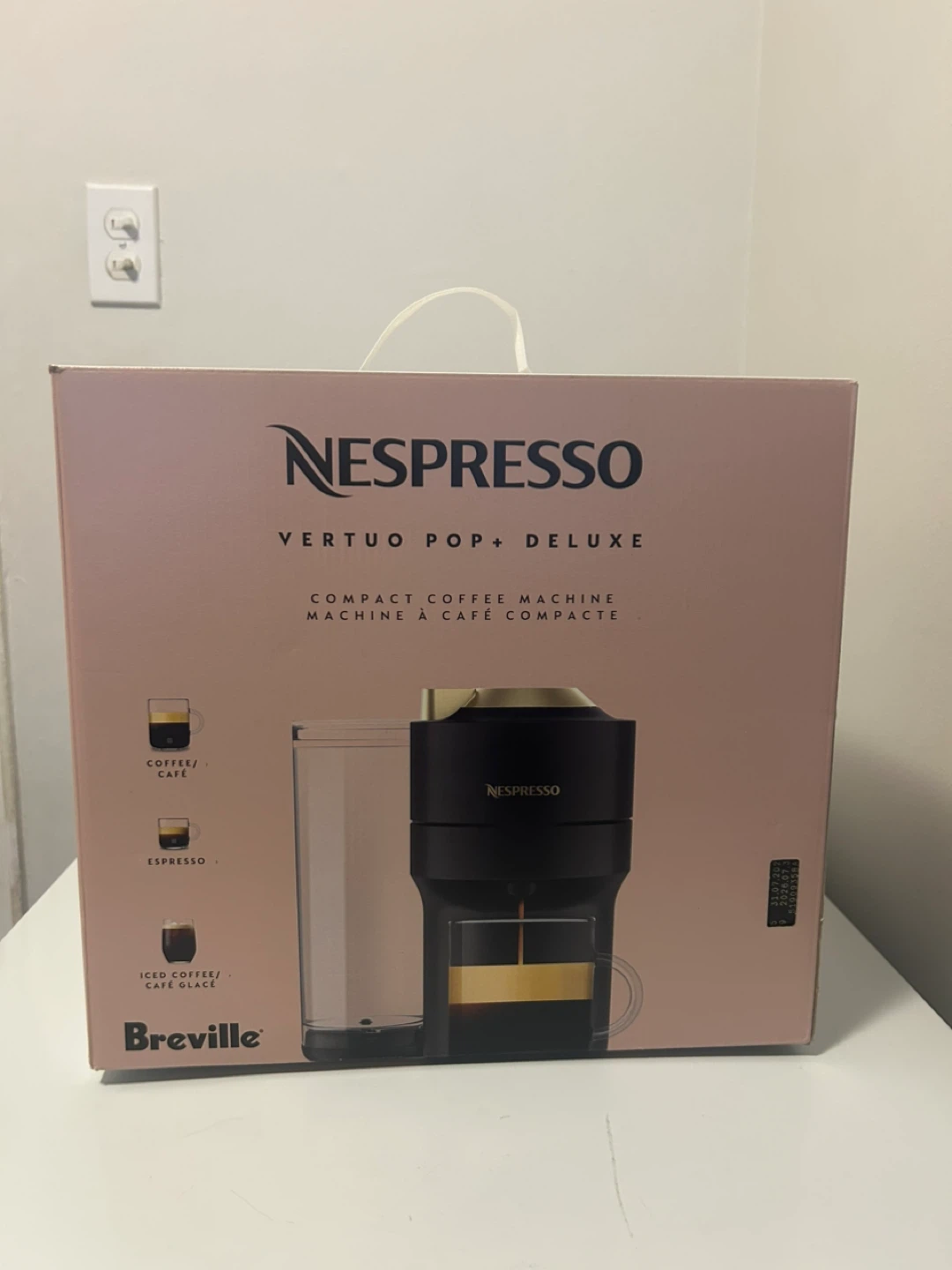 NEW Nespresso Vertuo Pop+ Deluxe - Compact Coffee Machine