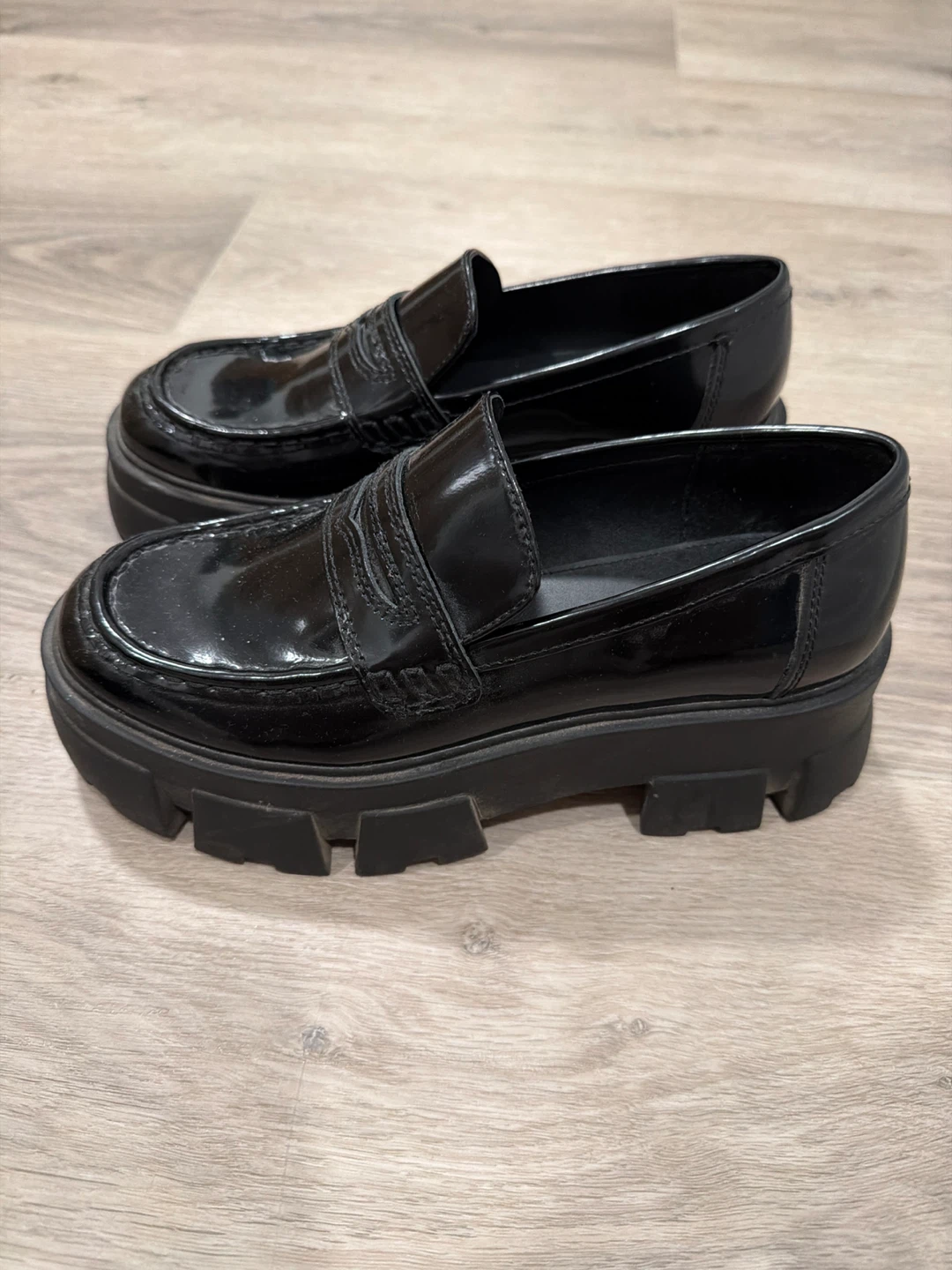 Aldo Black Leather Loafers - photo 2