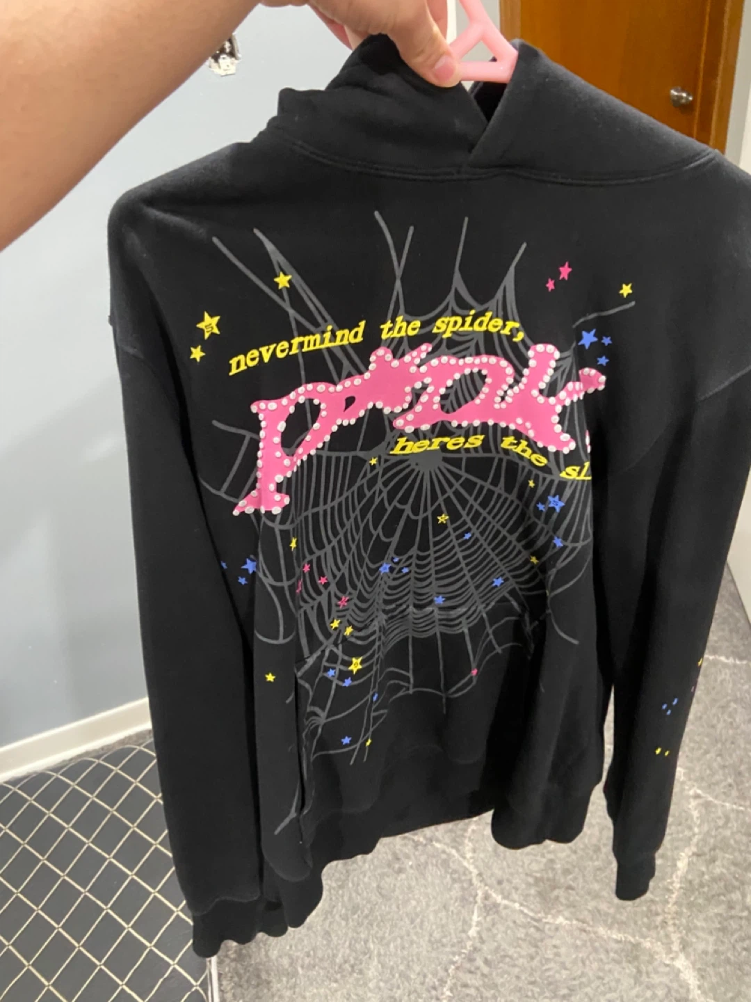 Drain Nevermind the Spider Black Hoodie - photo 2