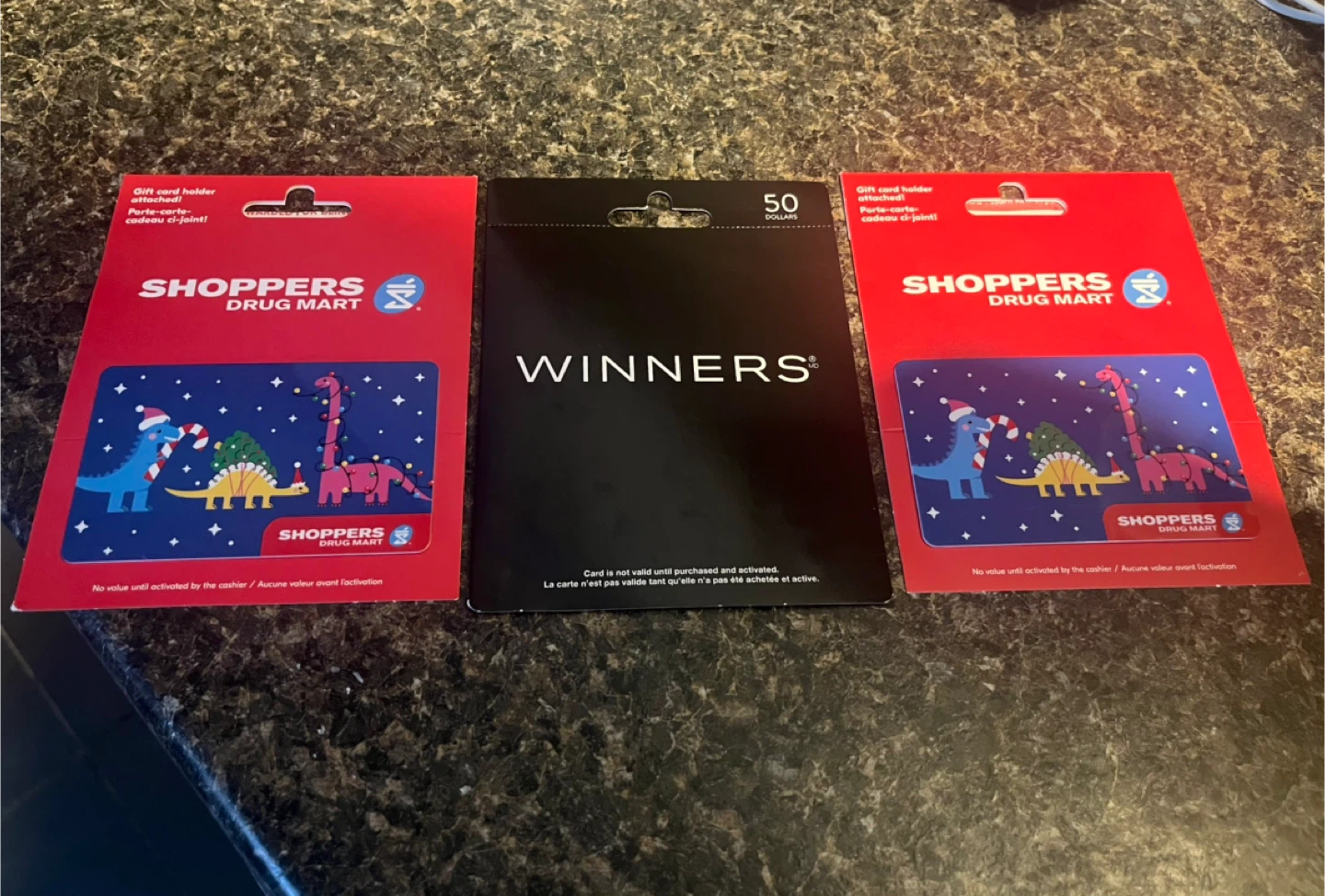 Winners & Shoppers Drug Mart Christmas Gift Cards