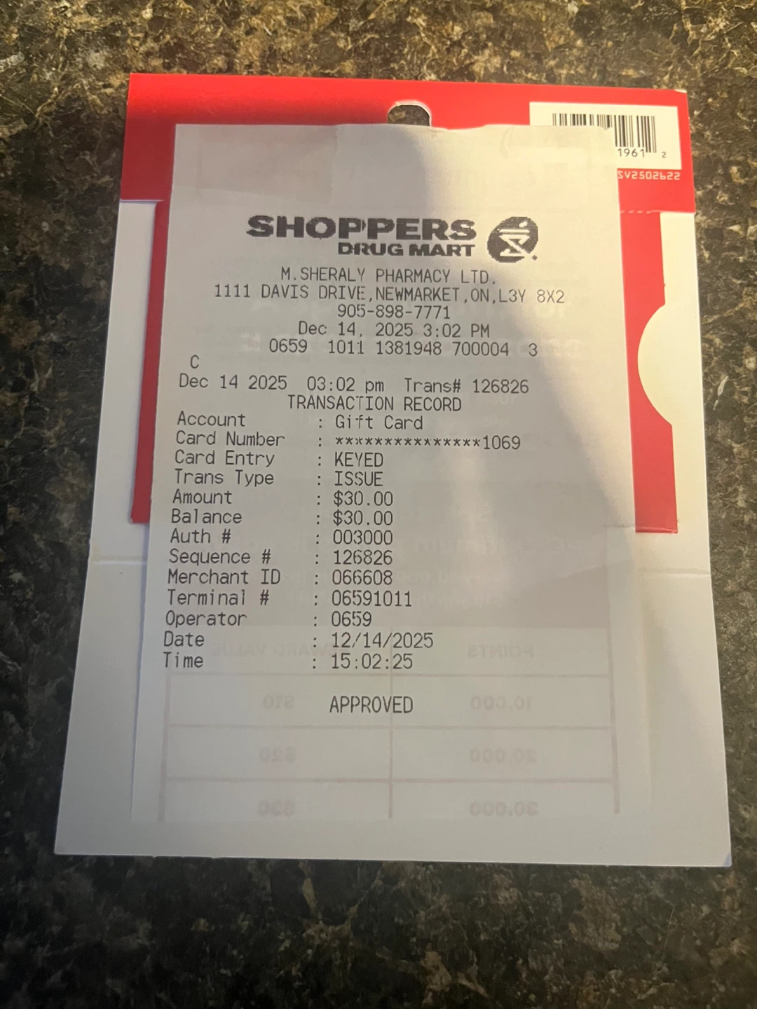 Winners & Shoppers Drug Mart Christmas Gift Cards - photo 3