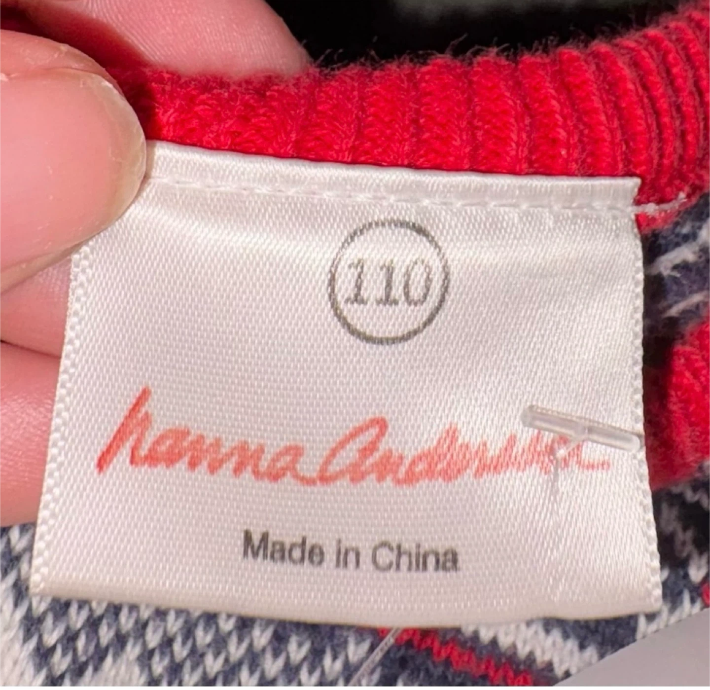 Hanna Andersson Knit Dress – Size 110 - photo 2