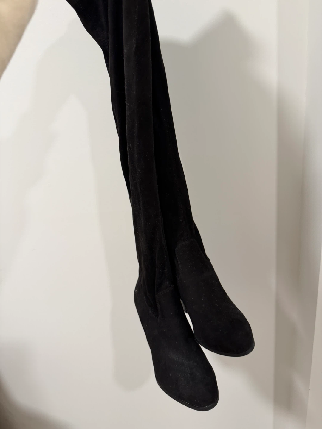 Black Thigh High Boots - photo 2