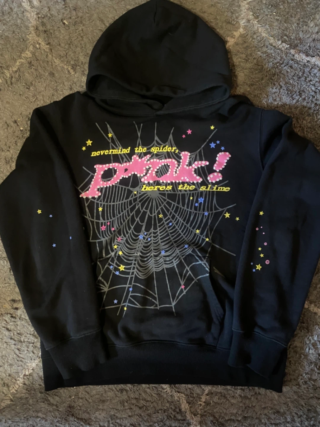 Drain Nevermind the Spider Black Hoodie