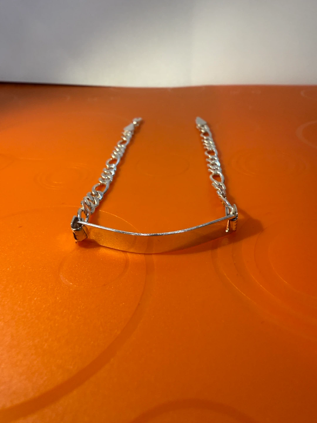 Silver Figaro ID Bracelet - photo 2