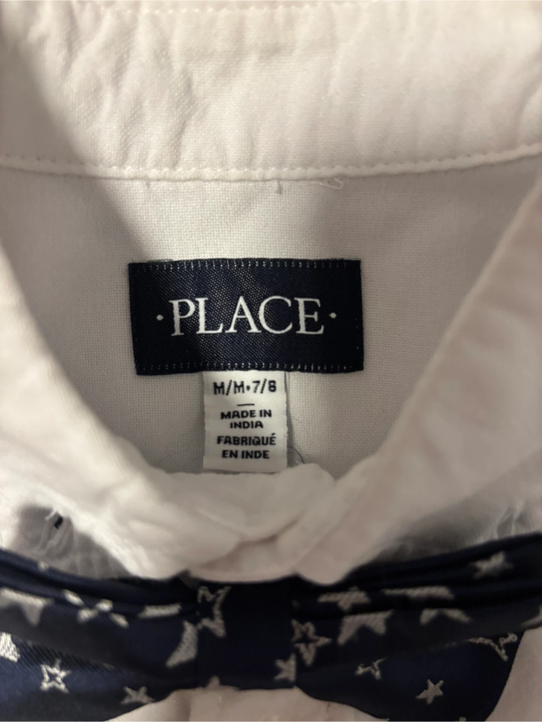 The Children's Place White Shirt w/ Bowtie - Size M (7/8) - photo 2