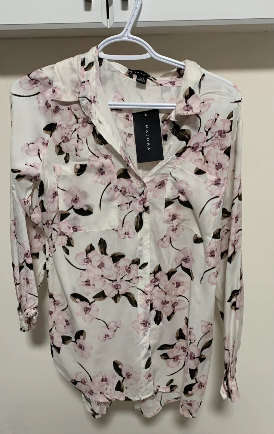 Majora Floral Button-Up Shirt - Size M