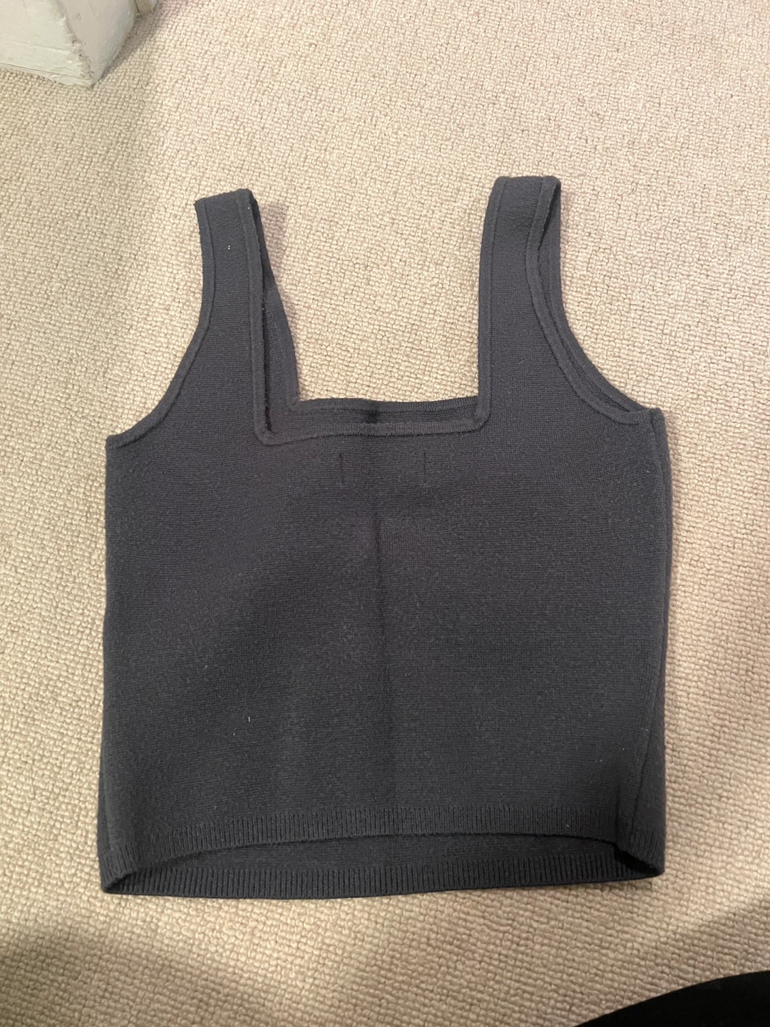 Grey Abercrombie & Fitch Knit Tank - Size S - photo 2