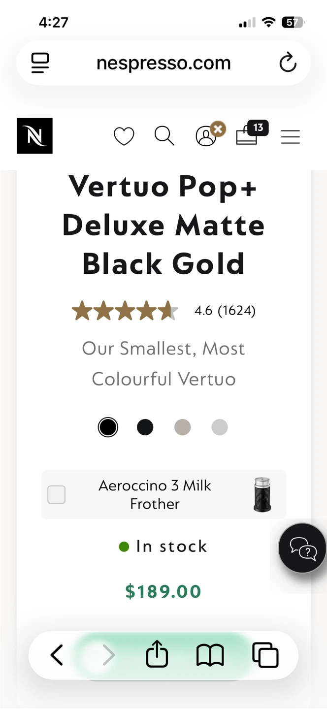 NEW Nespresso Vertuo Pop+ Deluxe - Compact Coffee Machine - photo 5