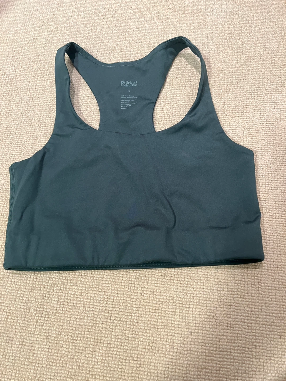Girlfriend Collective Set - Leggings & Sports Bra - Green, S - photo 3