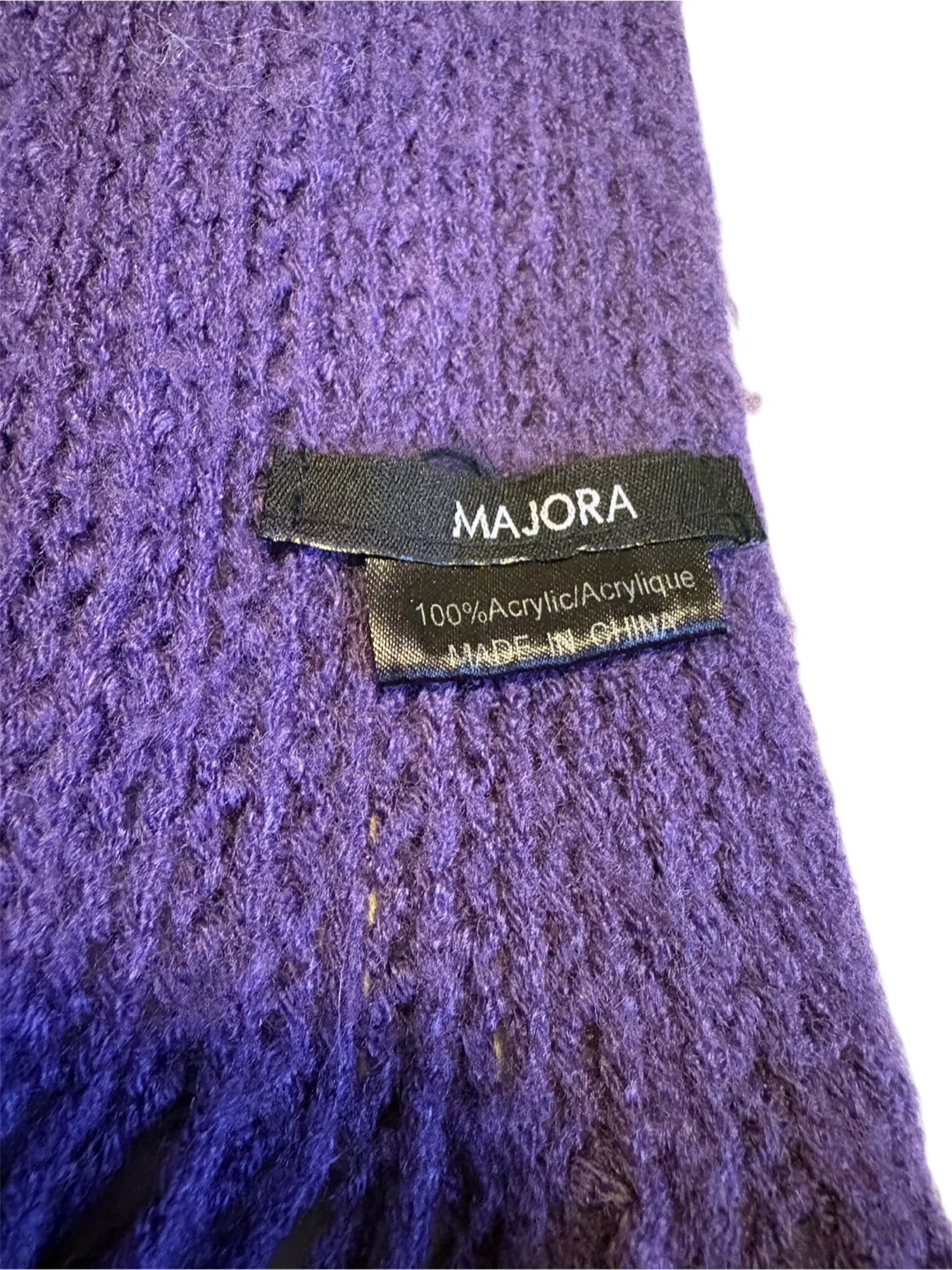 Majora Purple Scarf - Acrylic - photo 2