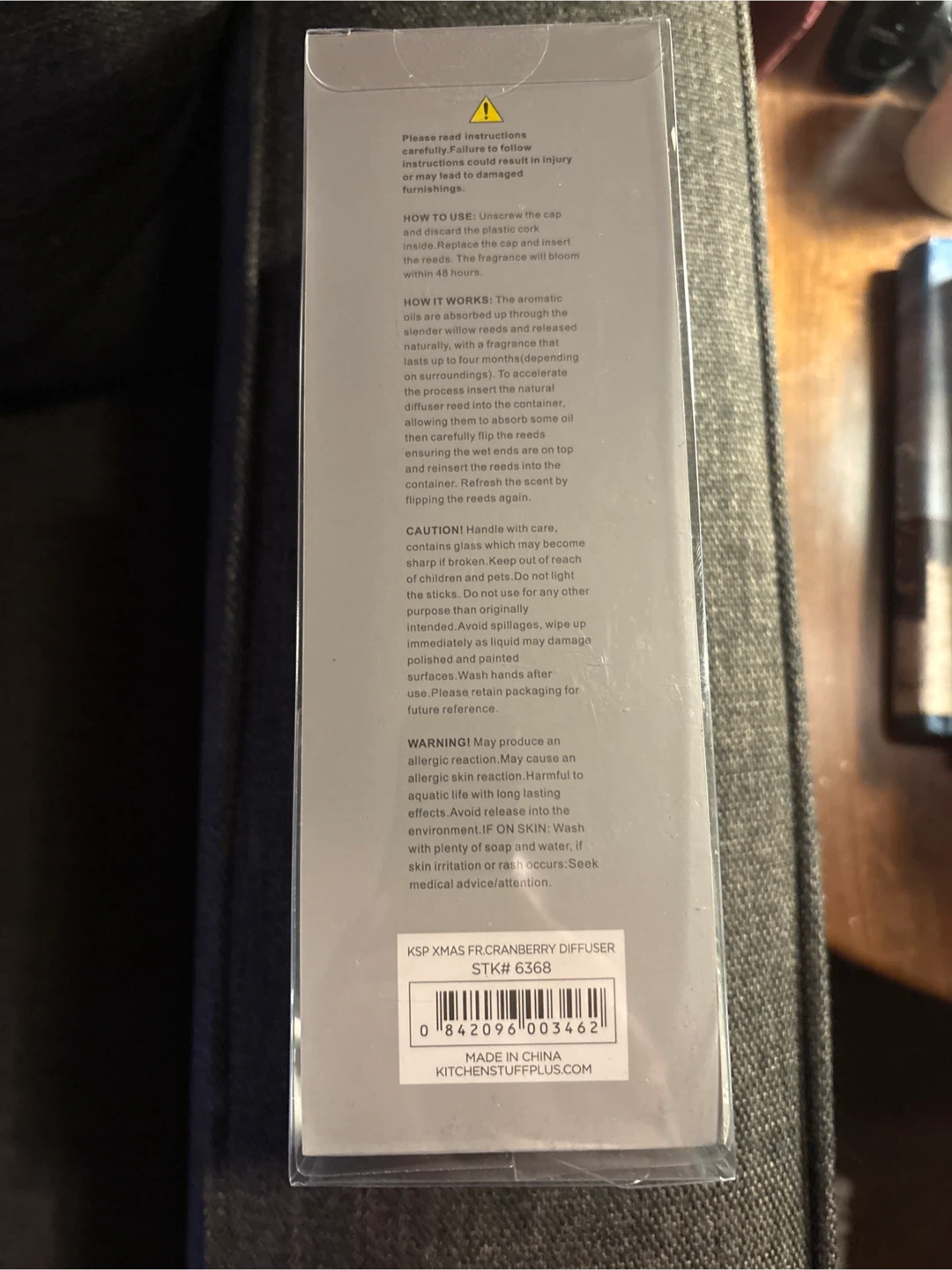 KSP Xmas Frosted Cranberry Reed Diffuser - photo 2