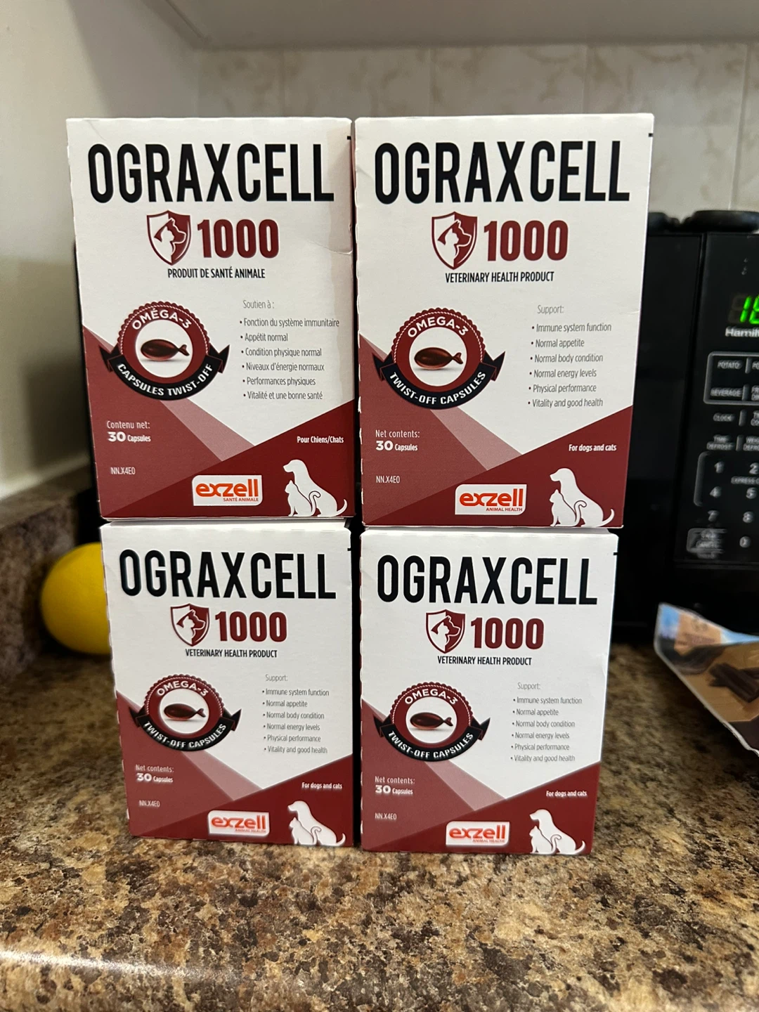 Omega 3 for dogs 4 boxes for $10