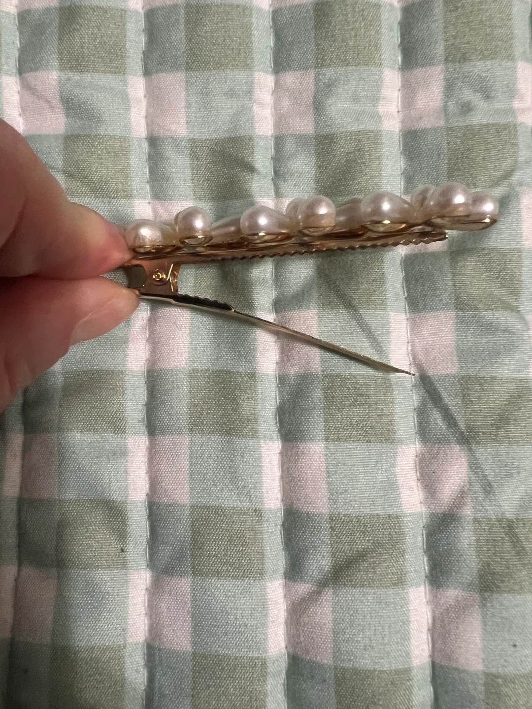 Pearl Flower Hair Clip - photo 3