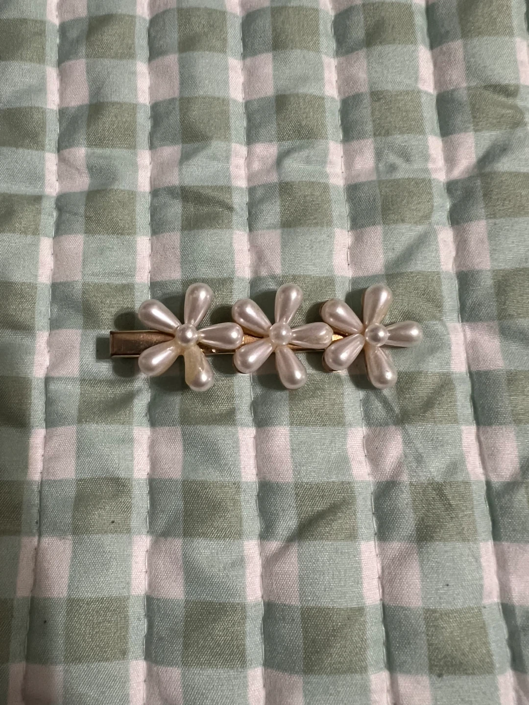 Pearl Flower Hair Clip