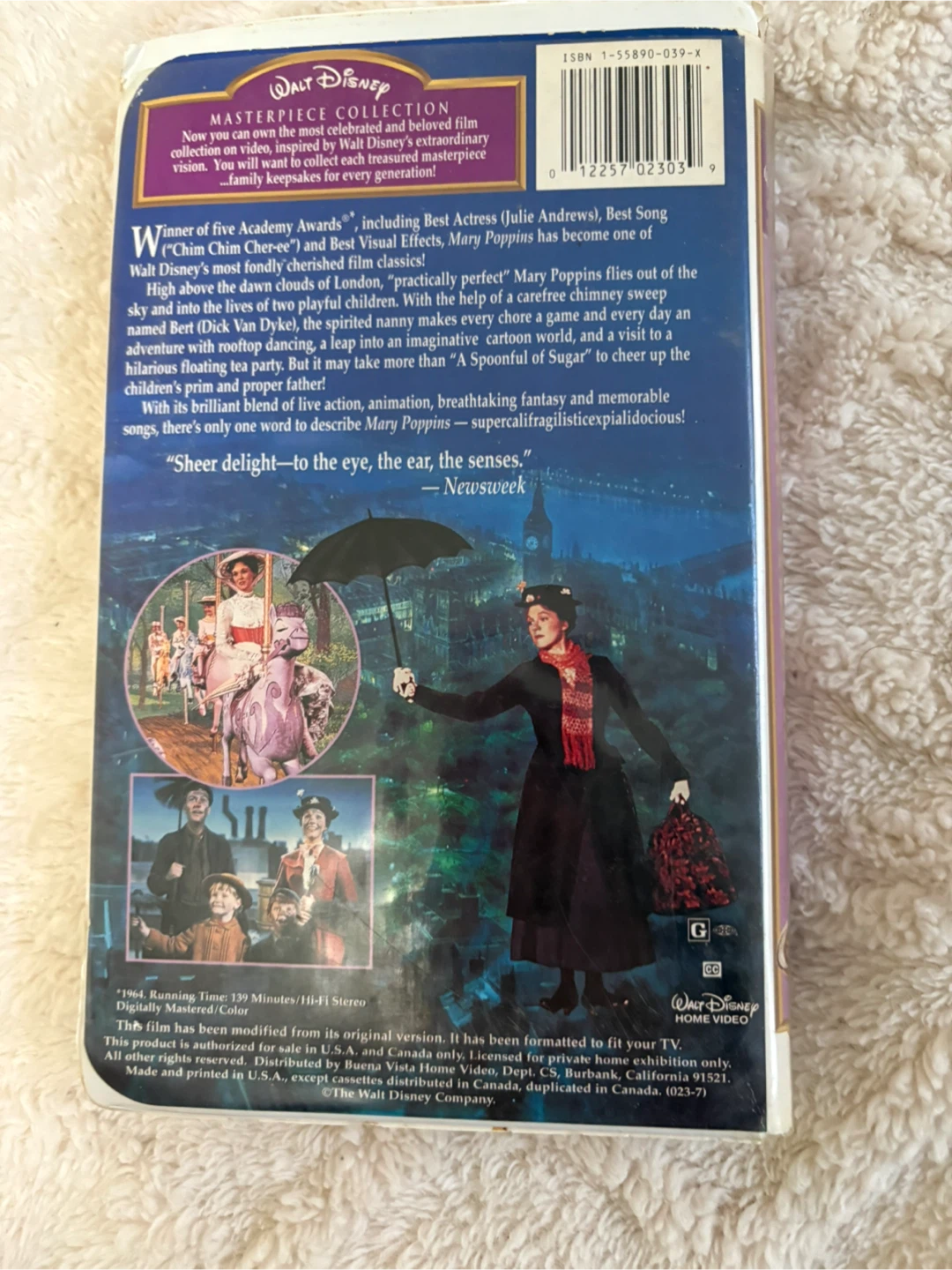 Walt Disney's Mary Poppins VHS Tape $8 - photo 3
