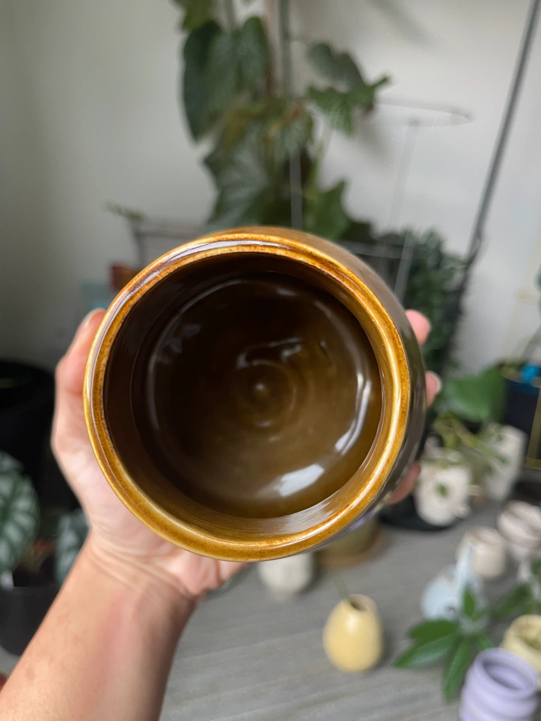 Honey mustard Ceramic Vase - photo 4