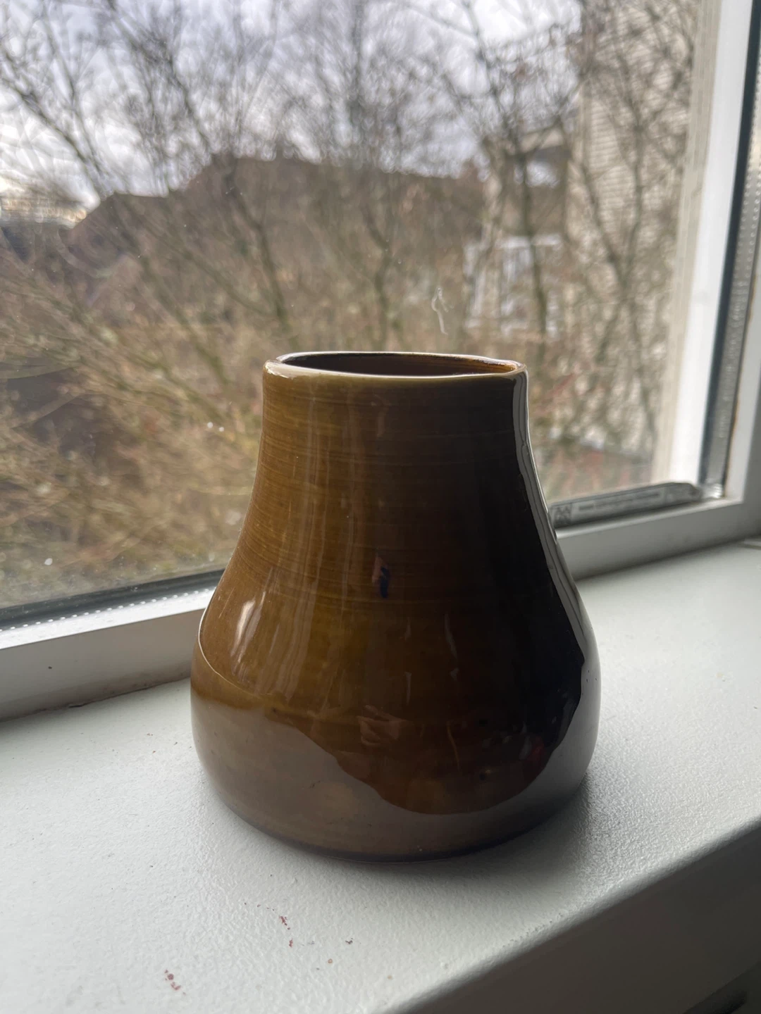 Honey mustard Ceramic Vase - photo 2