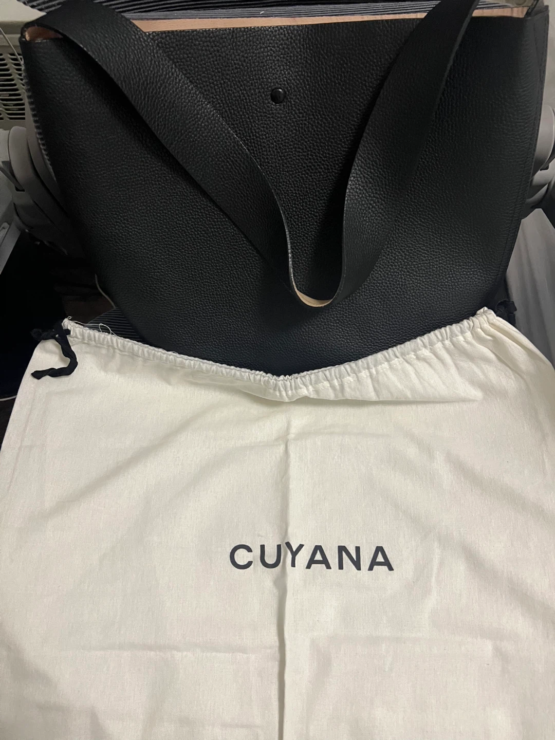 Cuyana Leather Tote Bag - Black