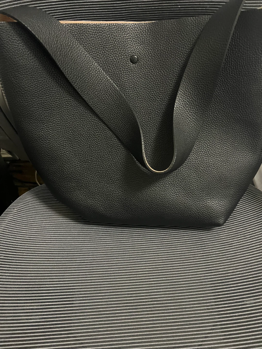 Cuyana Leather Tote Bag - Black - photo 2