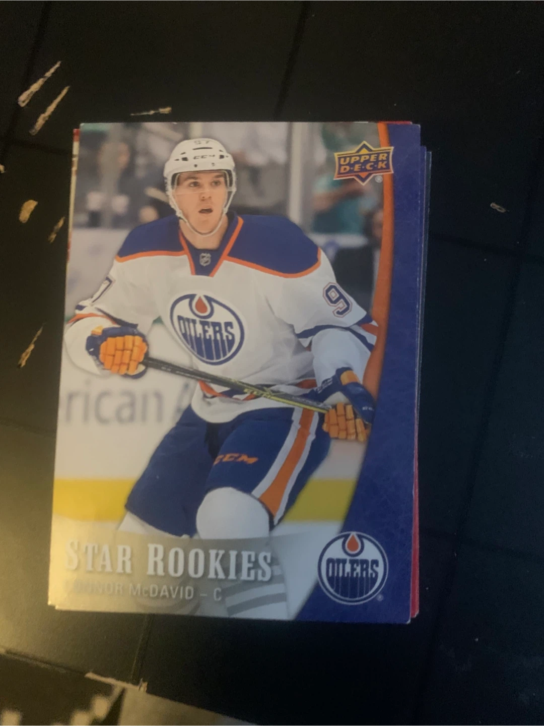 Connor McDavid Star Rookies Upper Deck Hockey Card