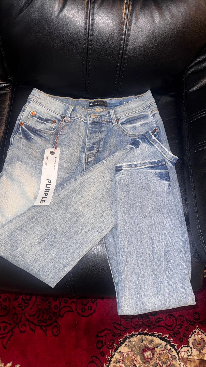 purple jeans size 30