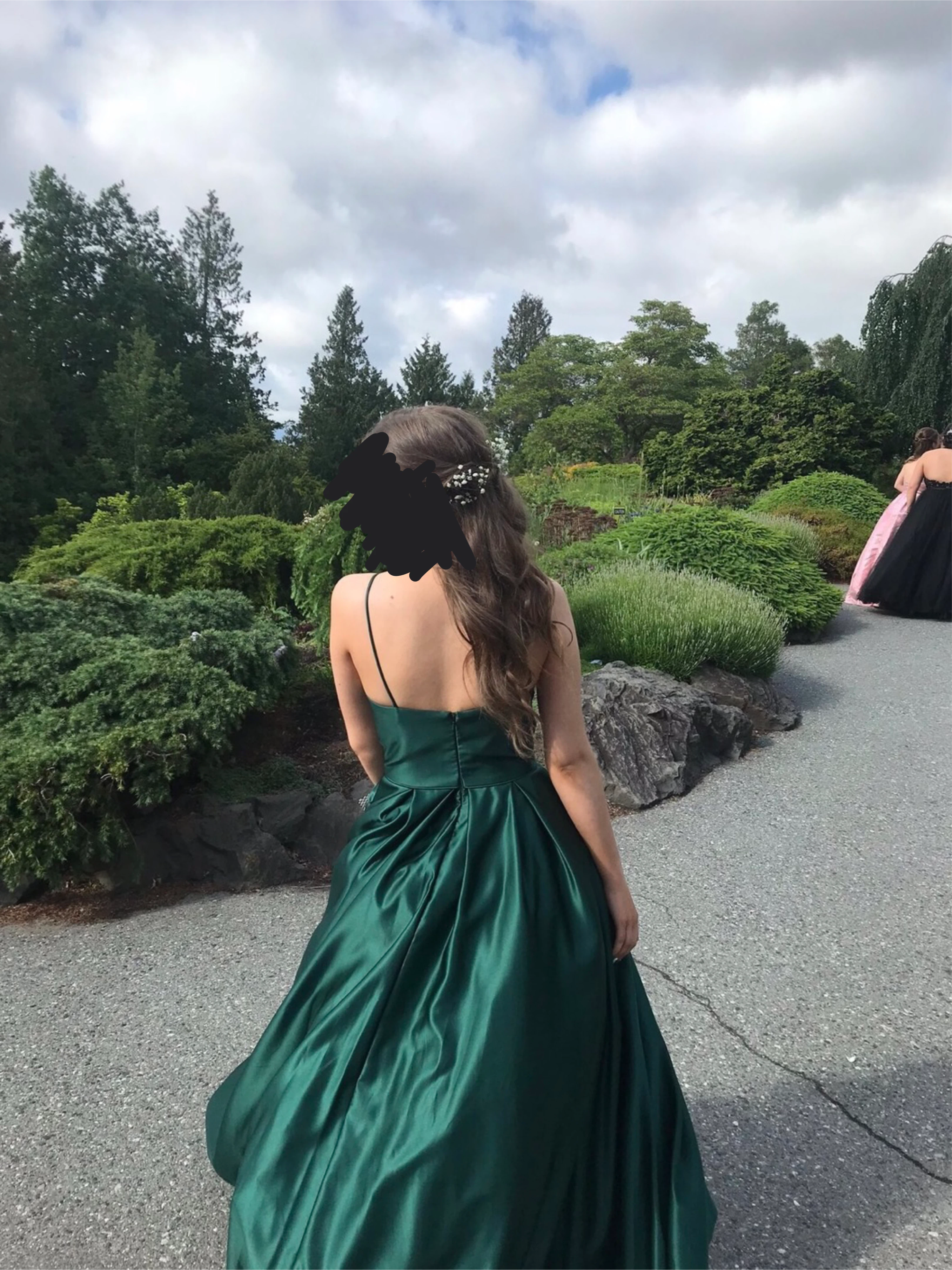Dark Emerald Green Prom Dress