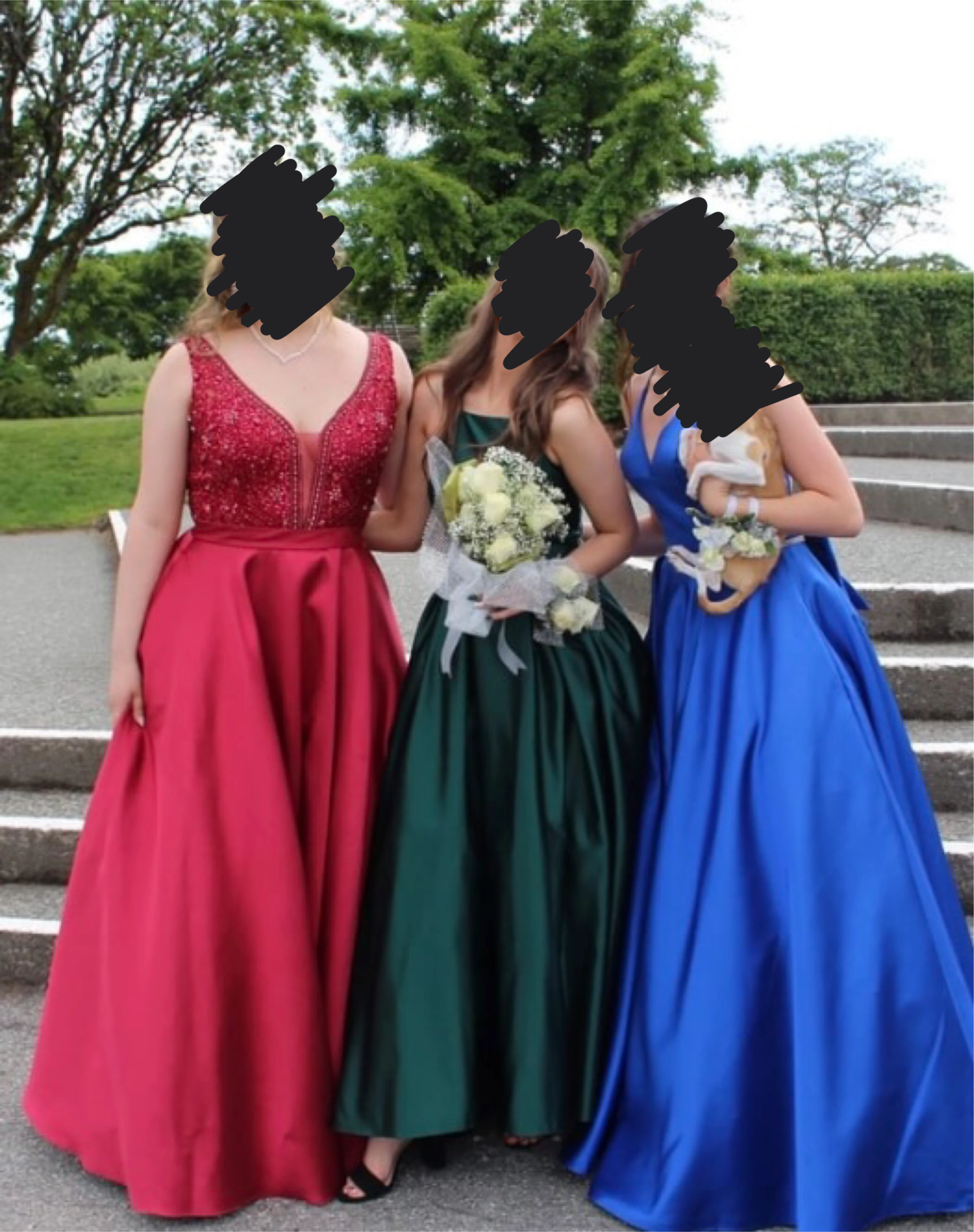 Dark Emerald Green Prom Dress - photo 3