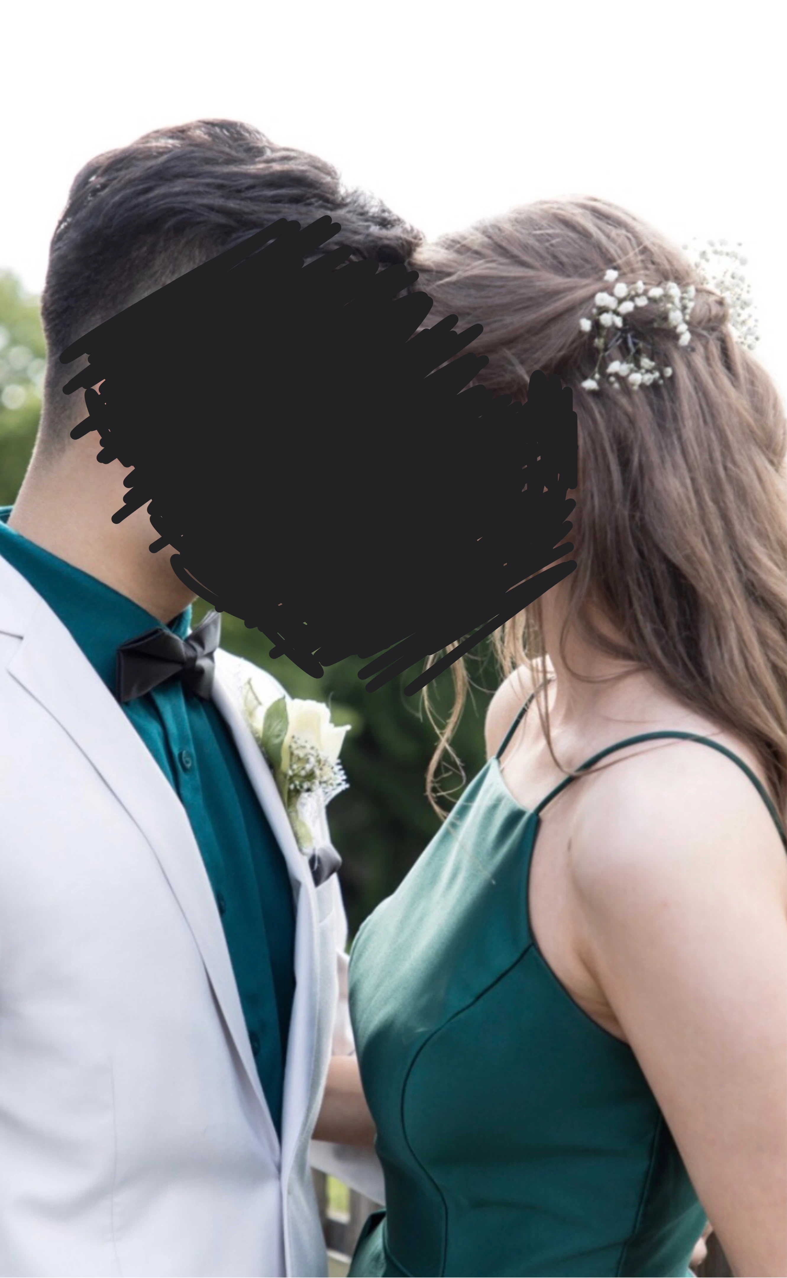 Dark Emerald Green Prom Dress - photo 5