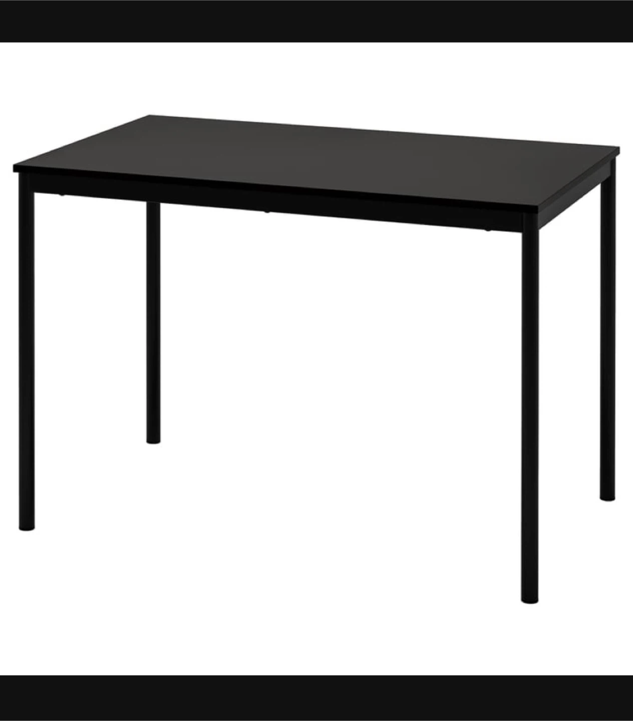 IKEA Black Table - 110x67 cms