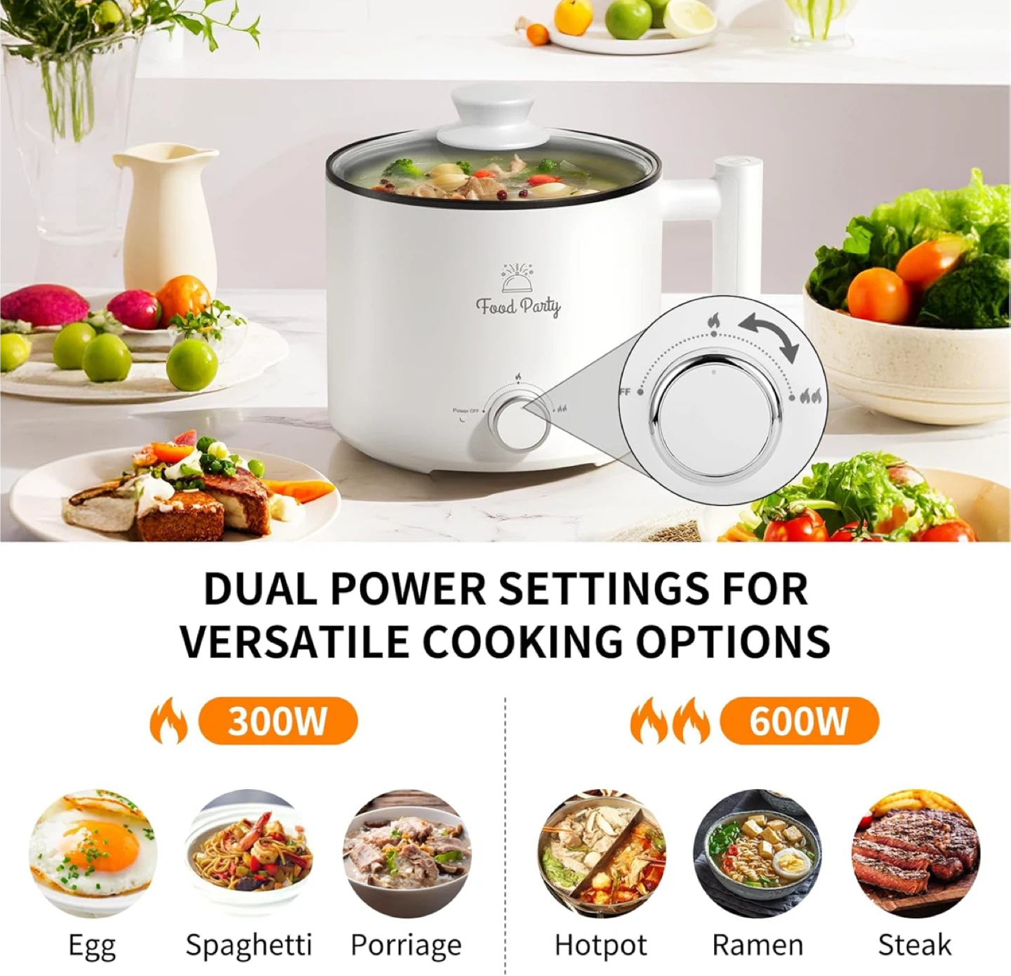 Food Party Portable Electric Hot Pot - New! - photo 3