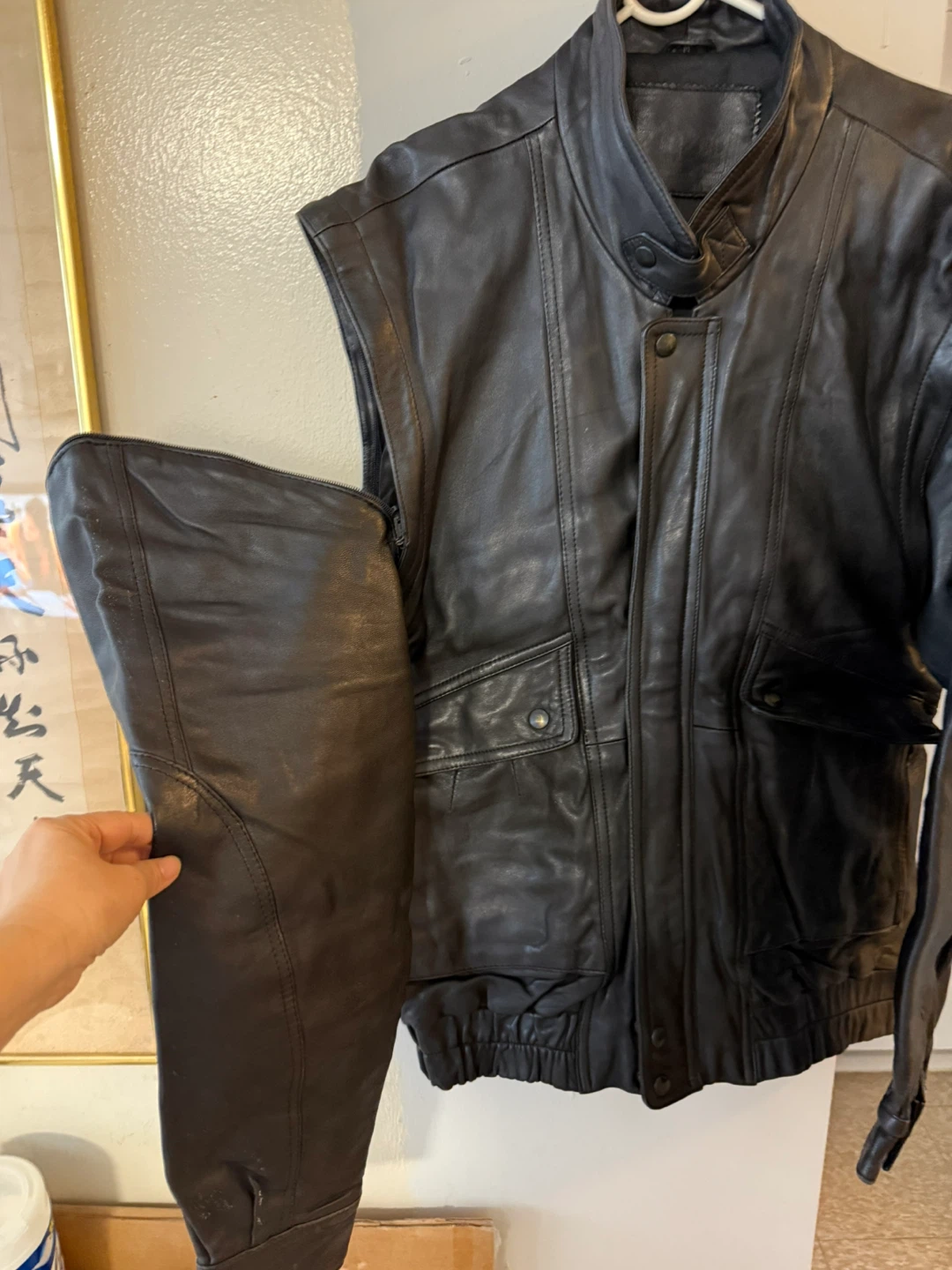 Black Leather Jacket - photo 2