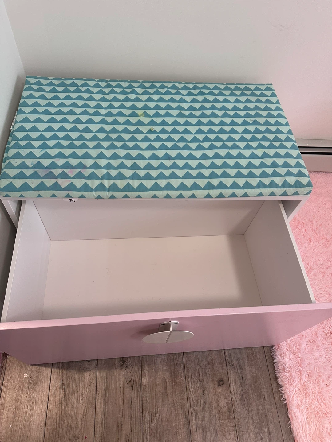 Pink Toy Storage Box with Drawer - photo 2