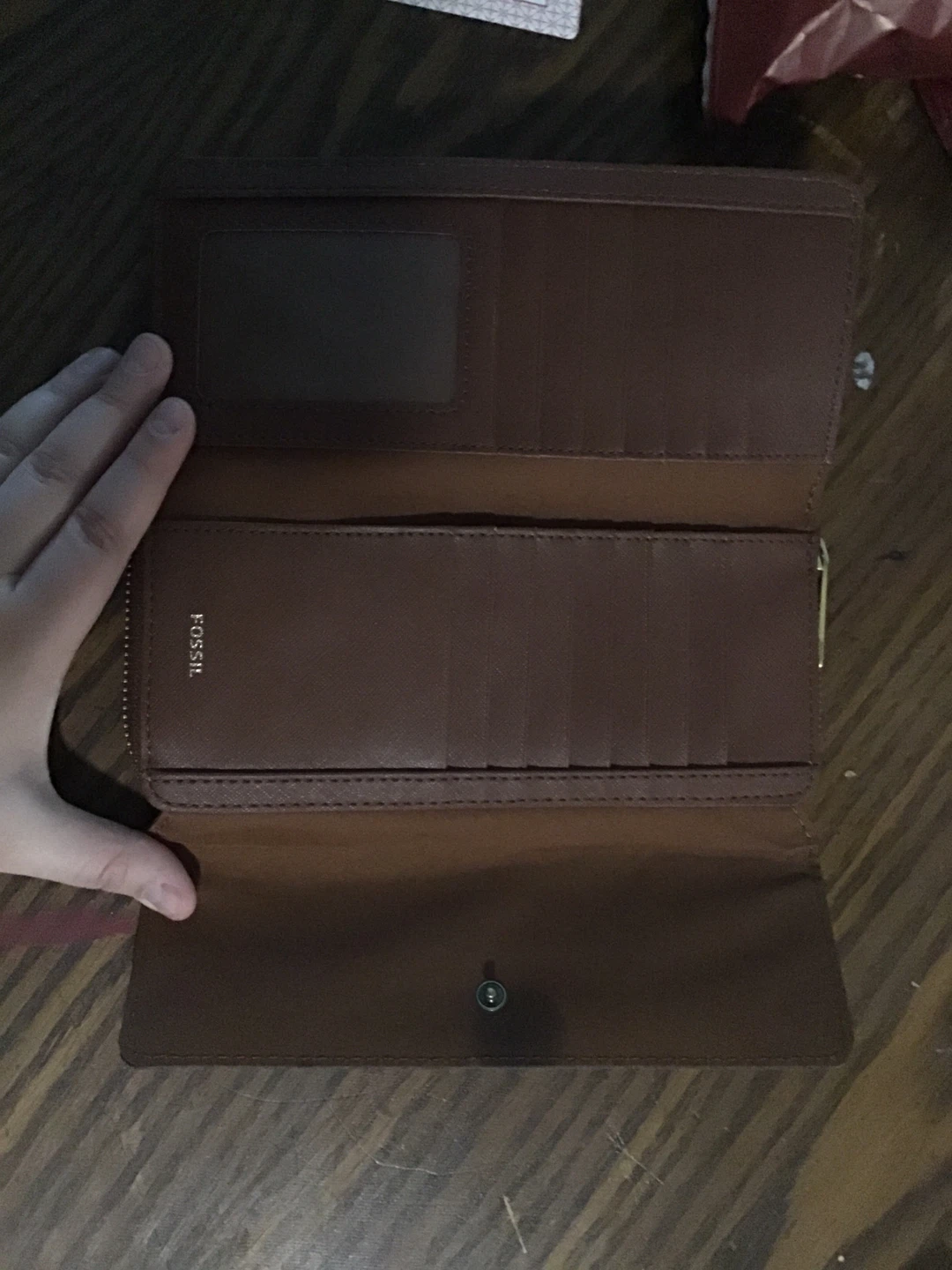 Fossil Brown Leather Wallet - photo 4