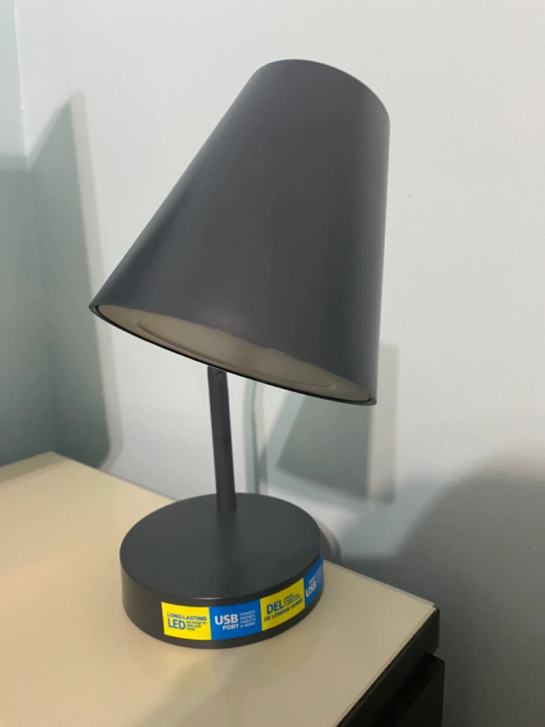 Grey LED USB Desk Lamp - photo 2