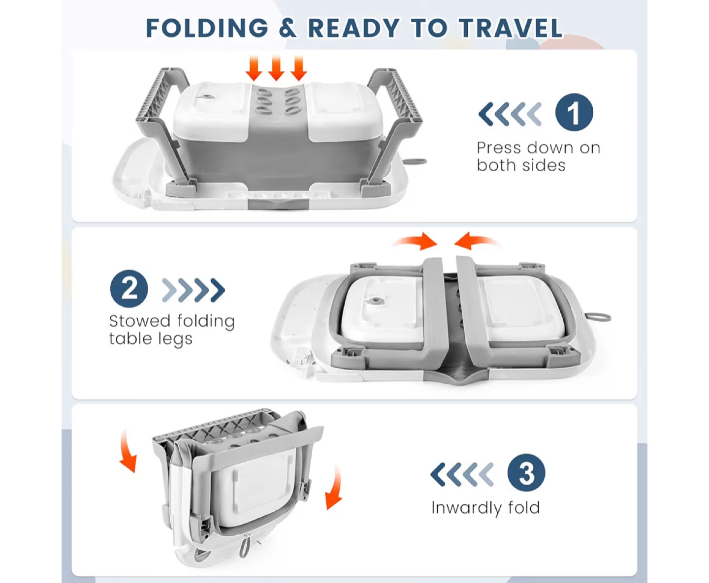Foldable Baby Bathtub - 0-24 Months-New in box - photo 3