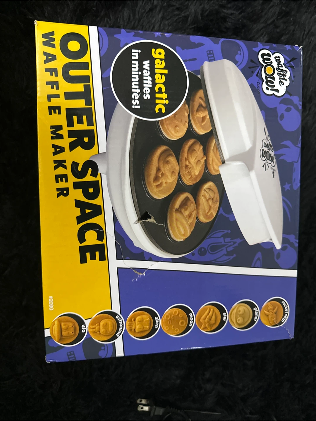 Waffle Wow! Outer Space Waffle Maker-New in box - photo 4