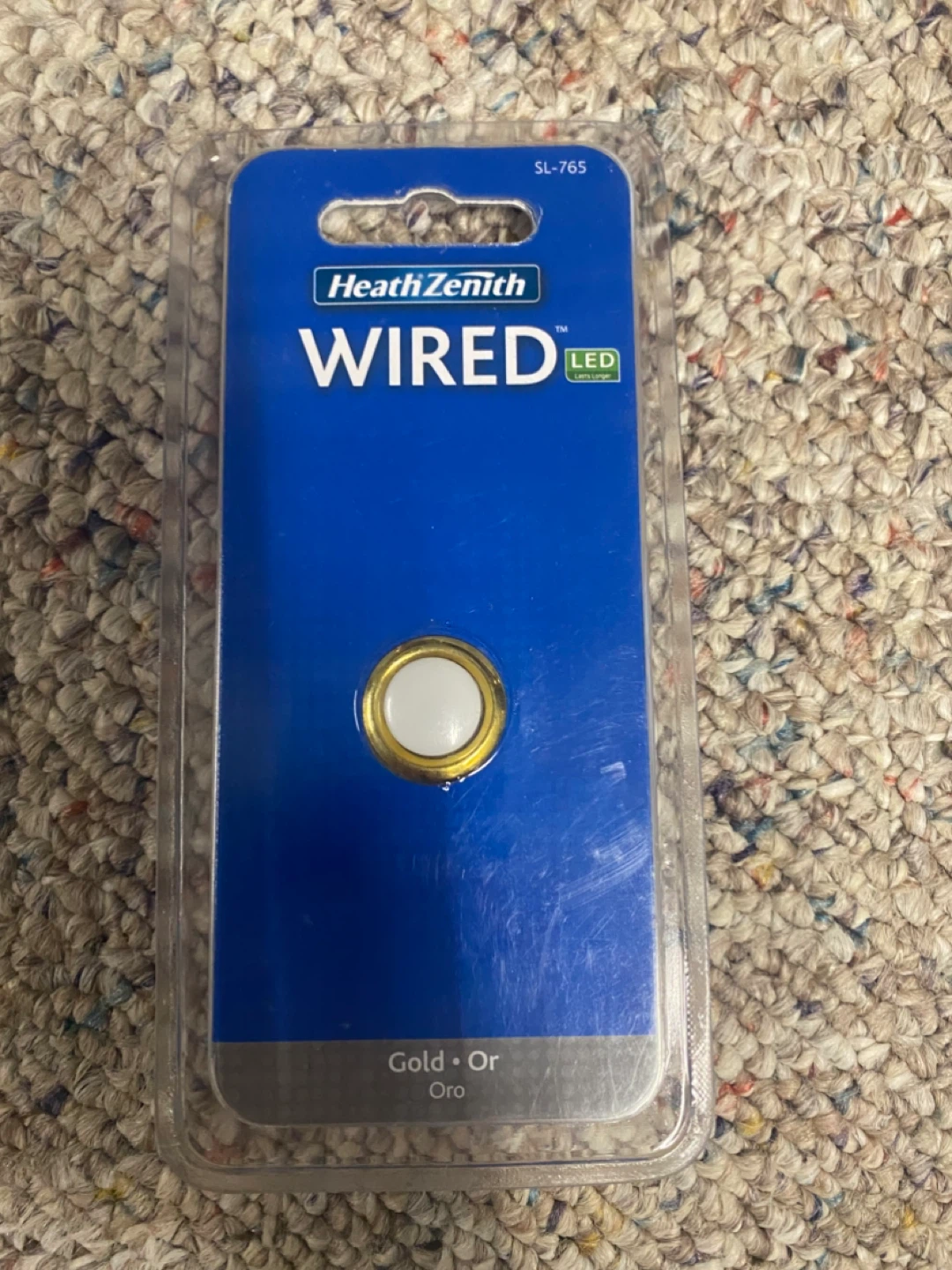 New Heath Zenith Wired LED Doorbell Button - Silver - photo 3