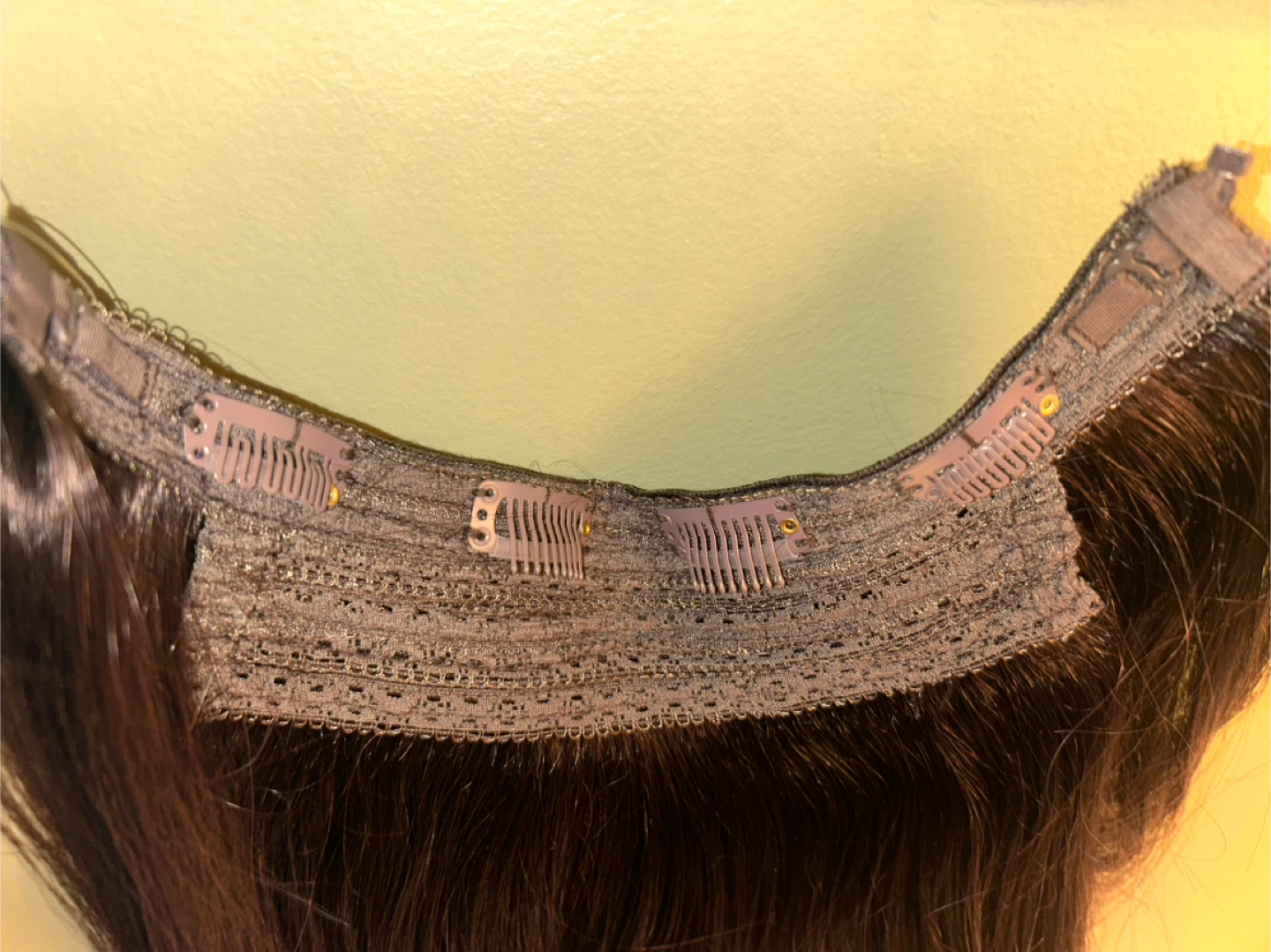 LUXY 20" Mocha Brown Halo Hair Extensions - photo 3