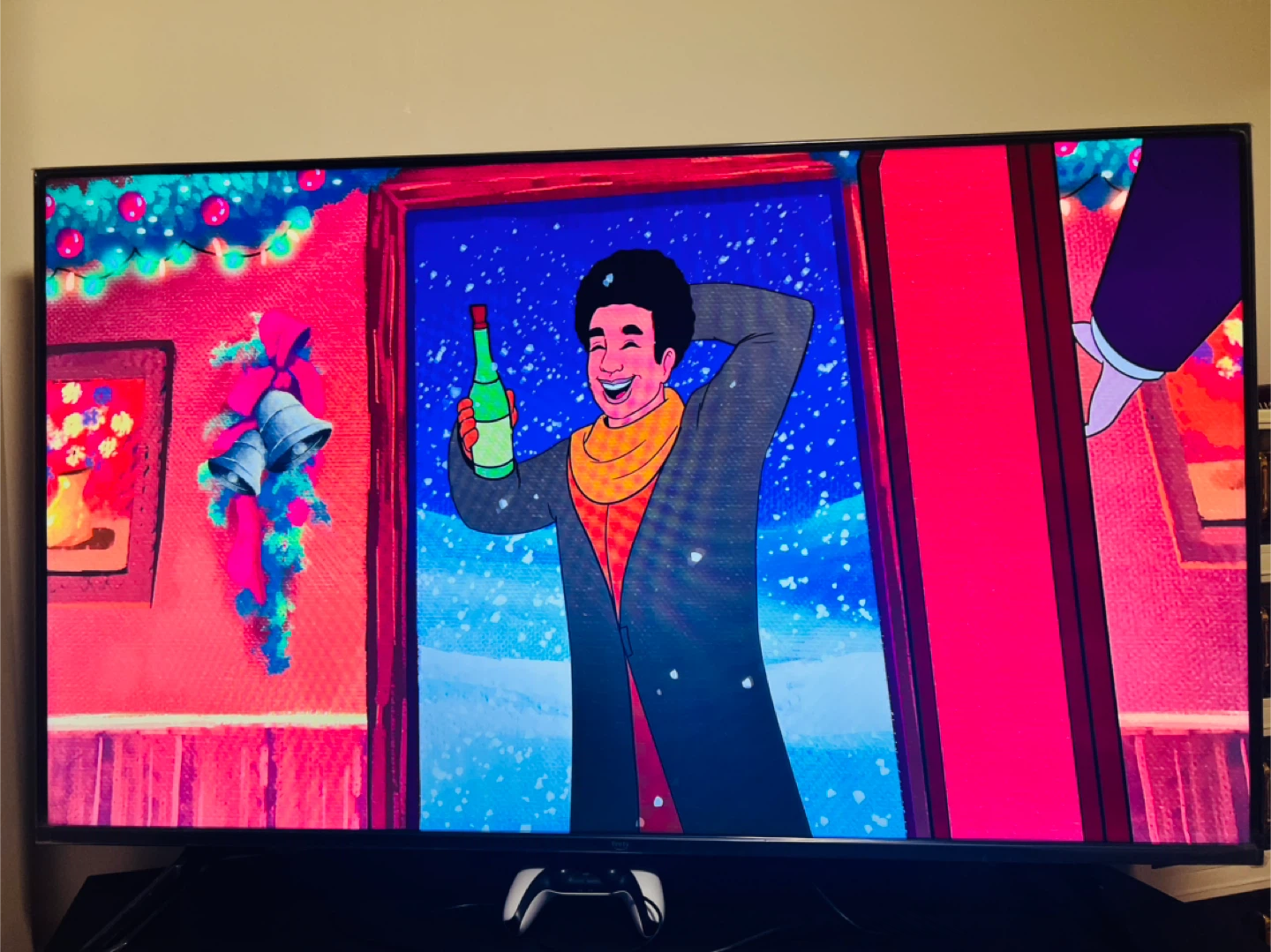 55 inch TV & TV remote - photo 3