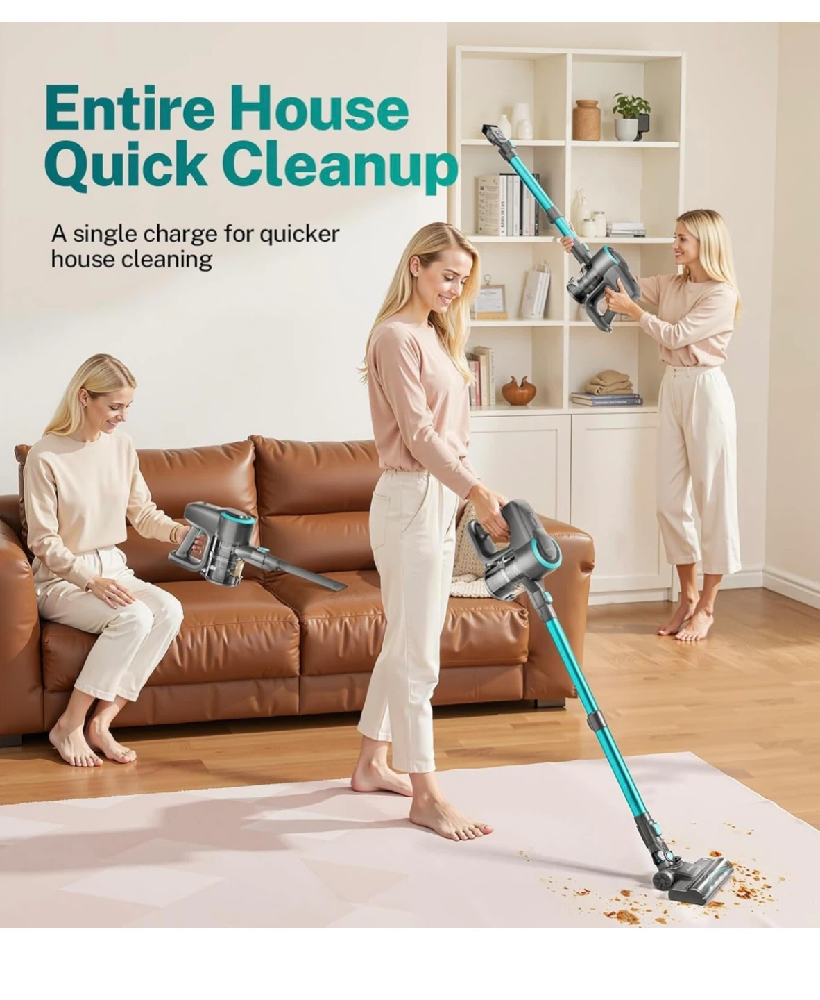 Devoac Cordless Stick Vacuum Cleaner - photo 2