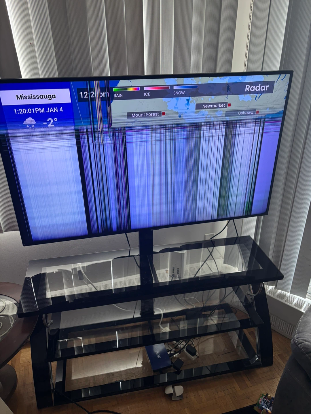 Samsung TV seven series 55 inch broken $45 - photo 2