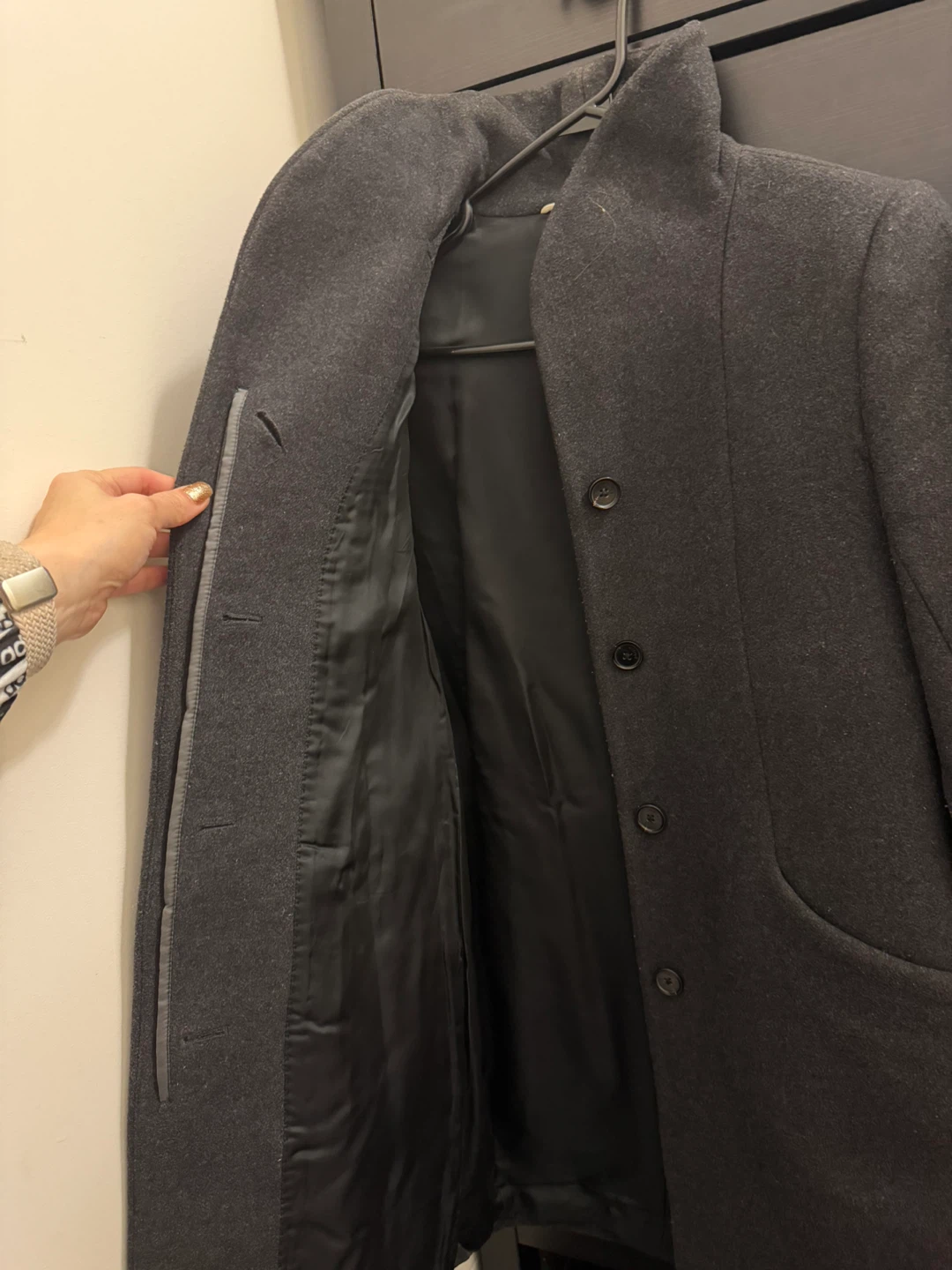 Wilfred Cocoon Coat, Gray xs - photo 2