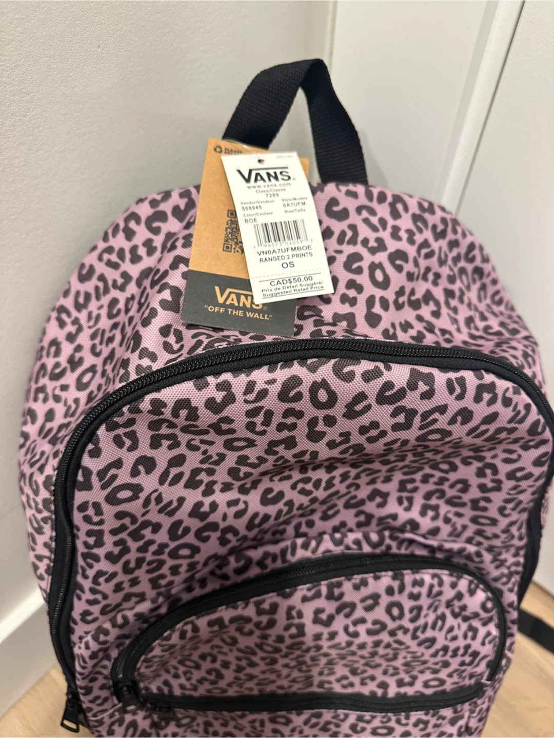 Vans Leopard Print Backpack - Like New!