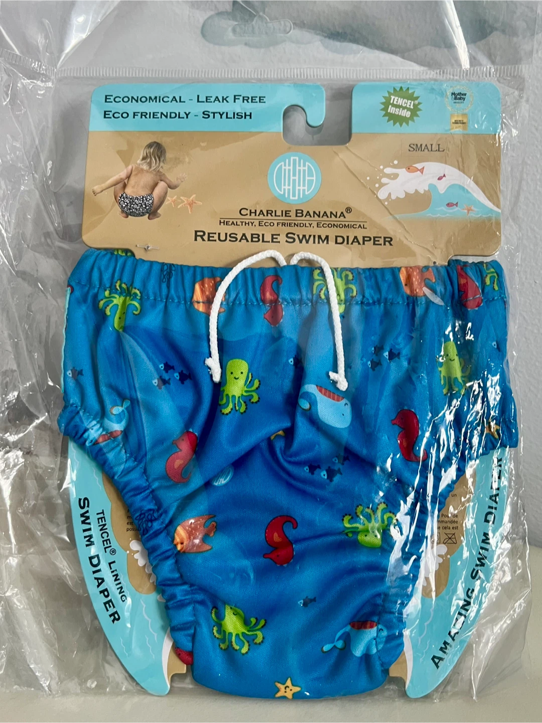 Charlie Banana Reusable Swim Diaper - Small