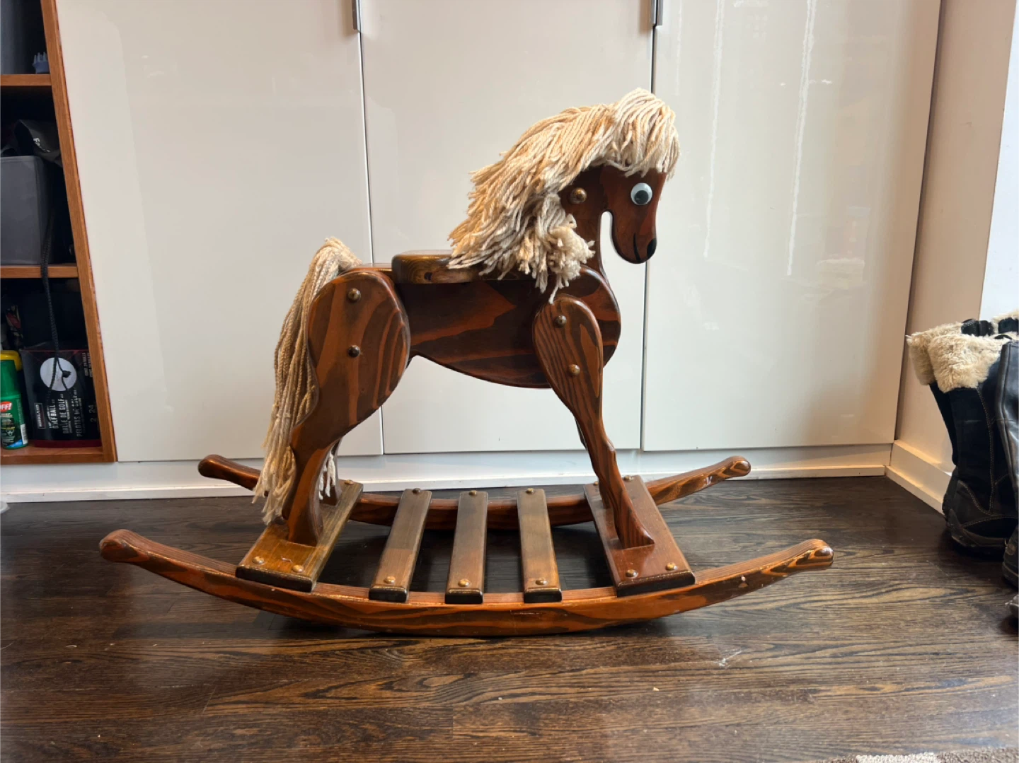 Wooden Rocking Horse - photo 3