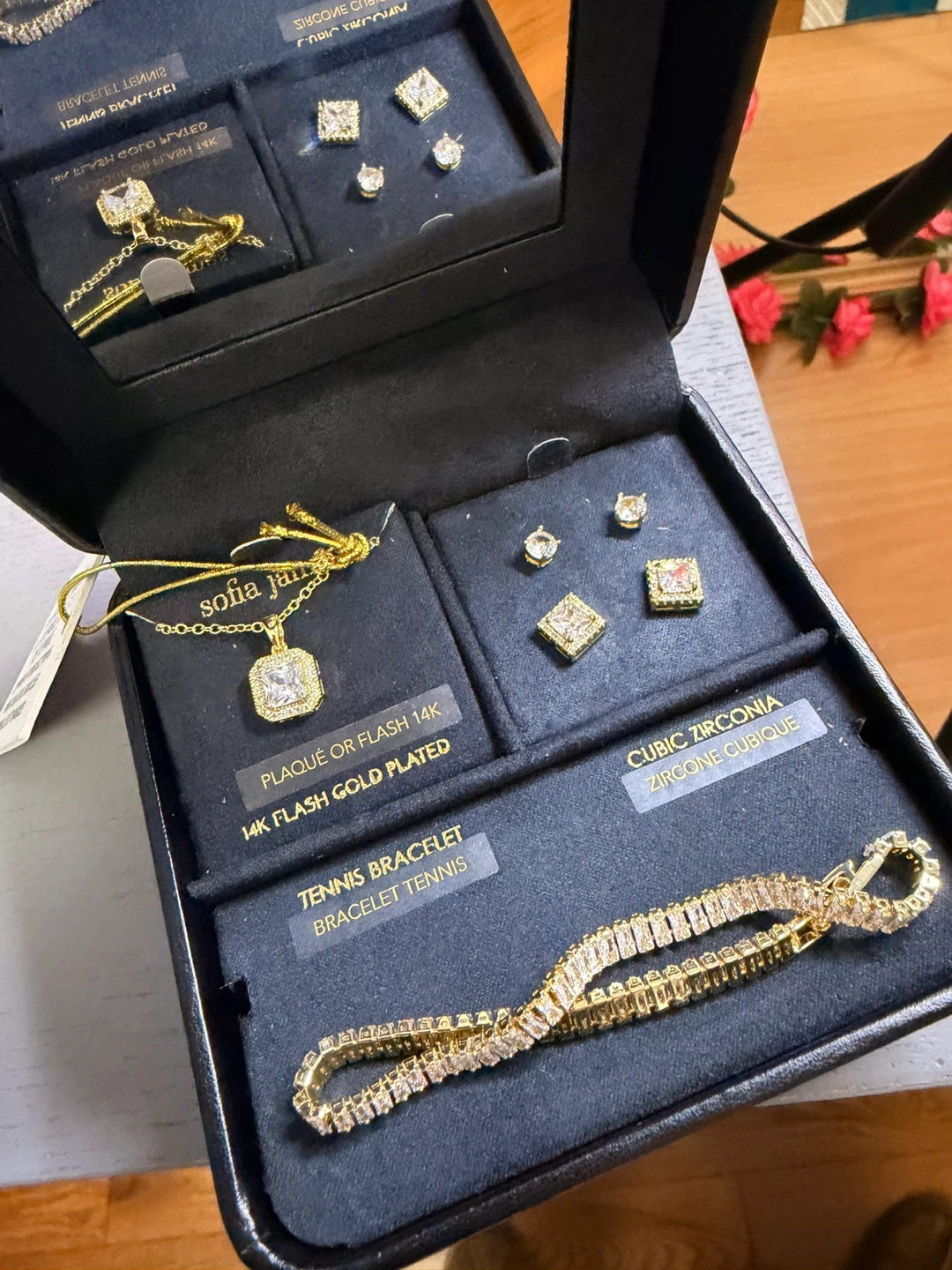 Sofia James 14K Gold Plated Jewellery Set