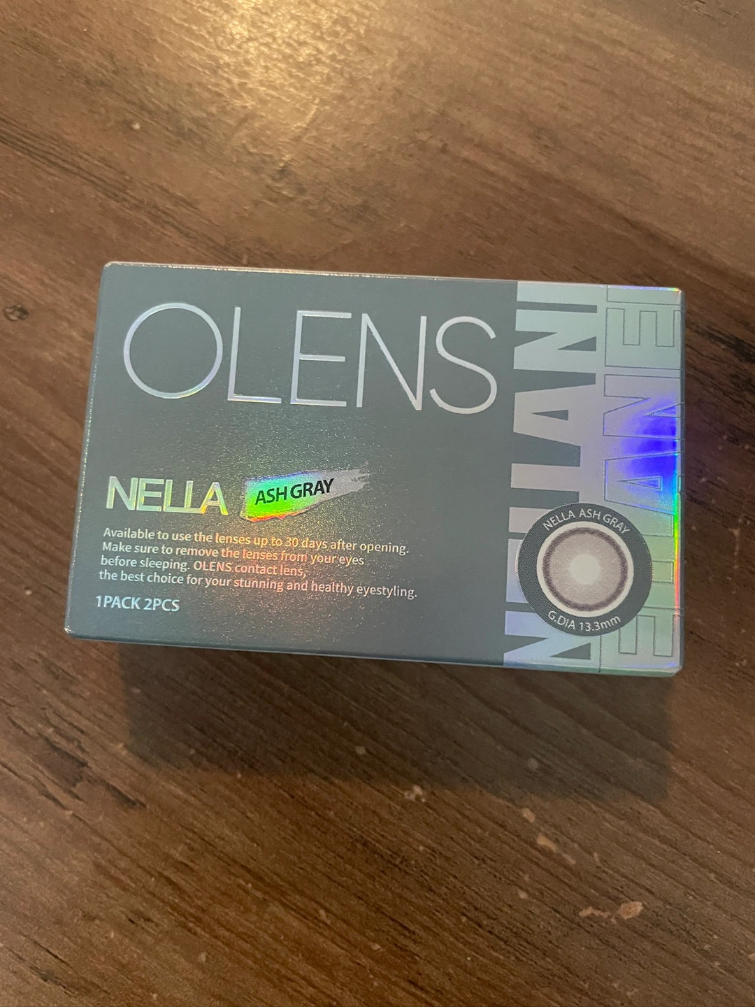 Olens Nella Ash Gray Contact Lenses