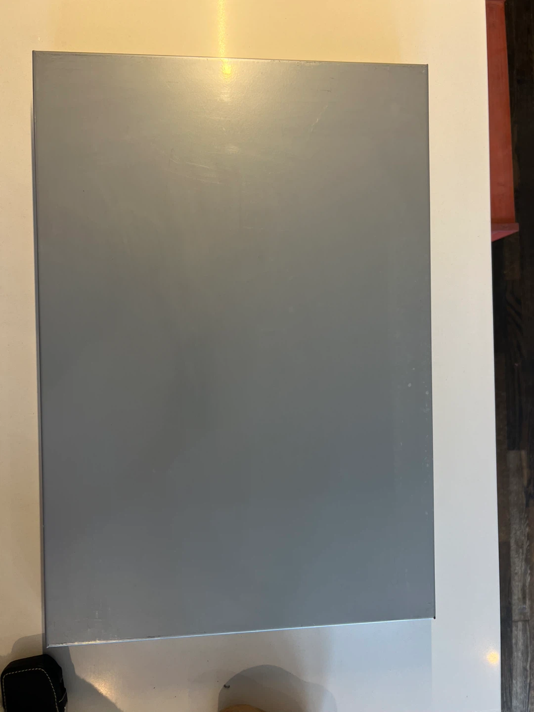 2 IKEA BITS Grey Metal Magnet Boards 40x58cm