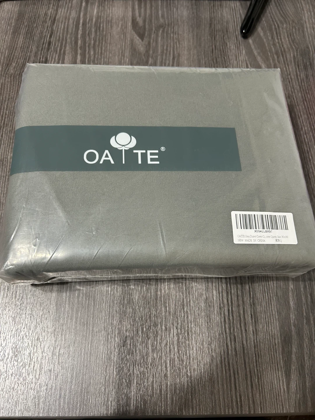 New Oatte Queen Size Duvet Cover Set - Silver Grey - photo 4
